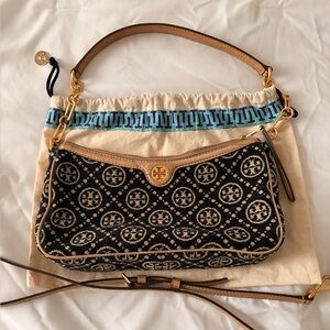 Tory burch T-Monogram chenille studio